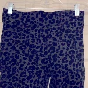 Beautiful Loft Ponte Leggings Gray Black Leopard SP